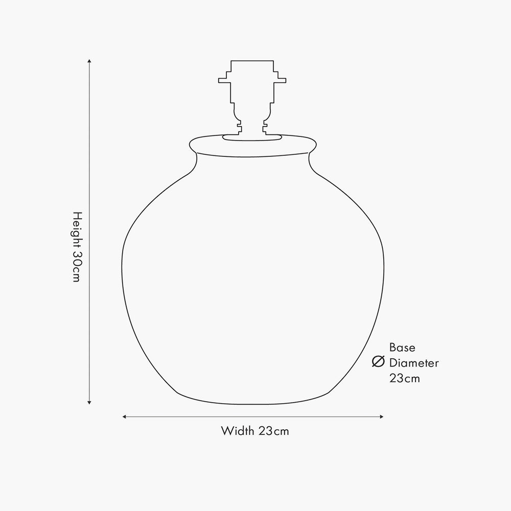 Lulia Antique Finish Stoneware Table Lamp - Base Only